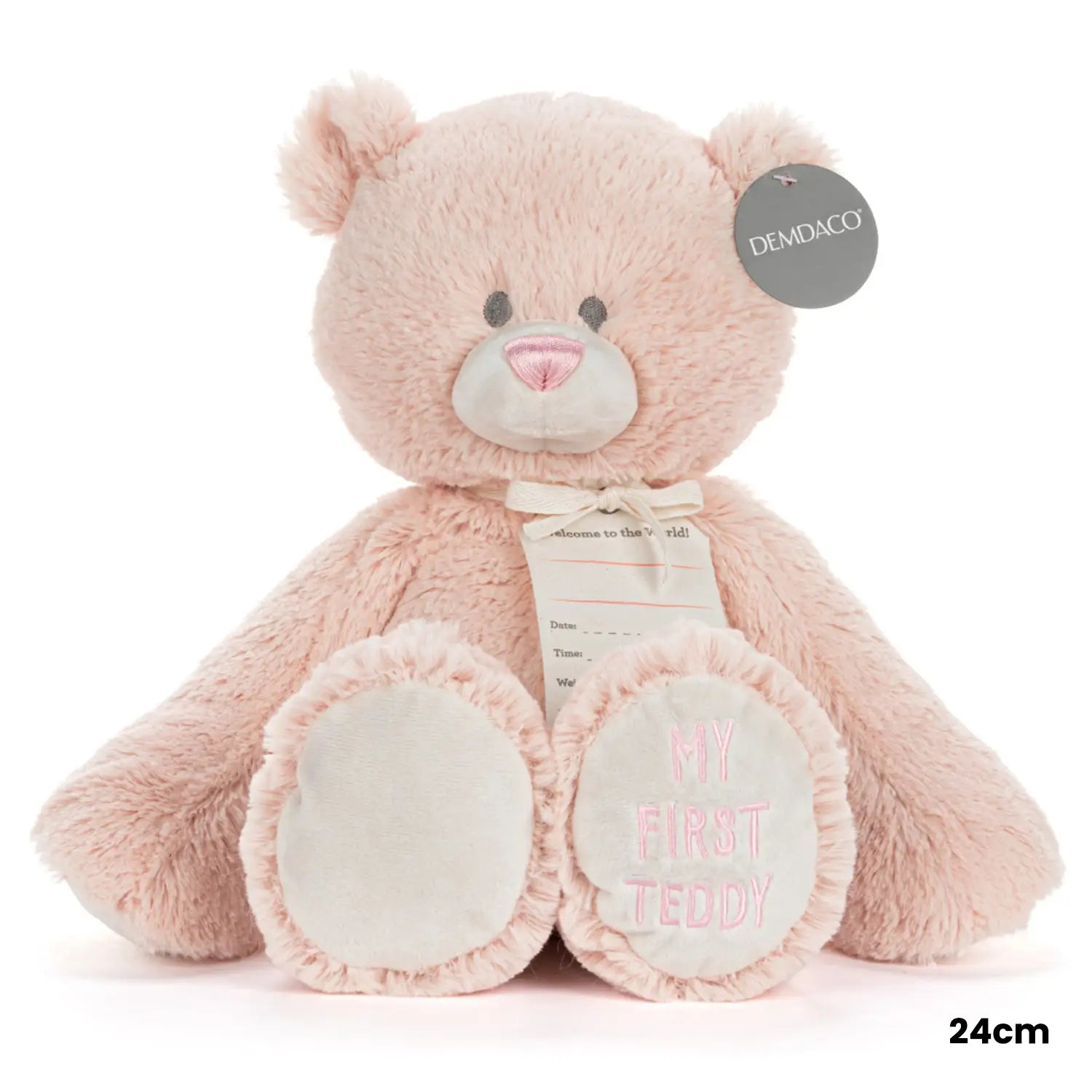 Demdaco | My First Teddy Pink 24cm