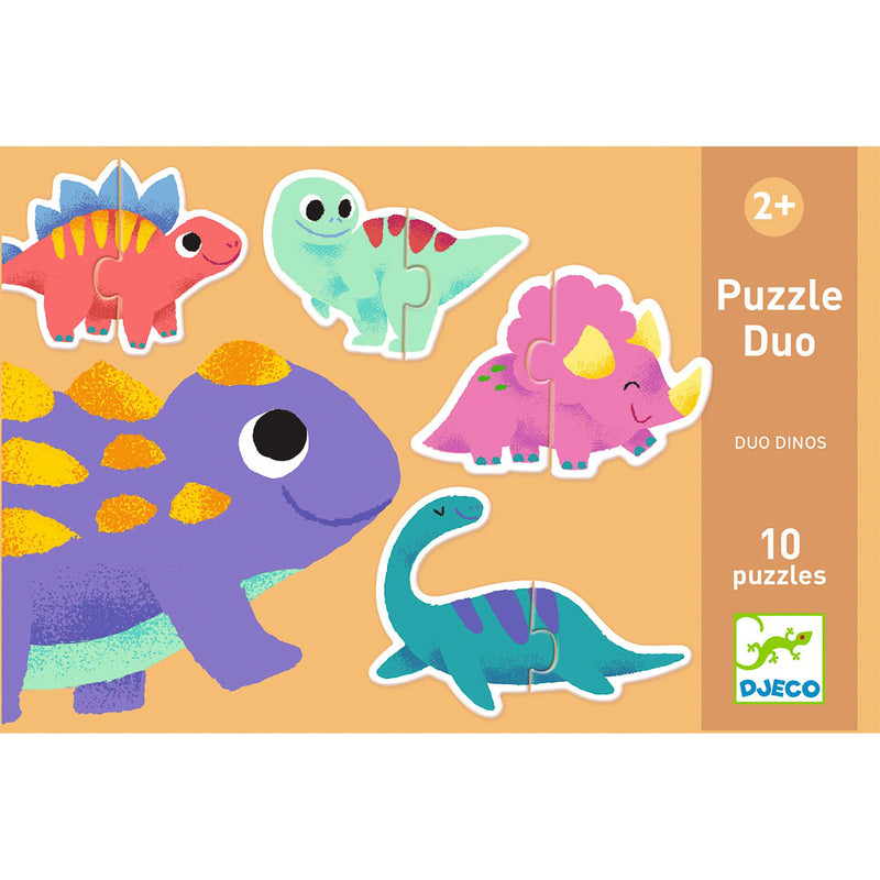 Djeco | Duo Dinosaur 20pc Puzzle