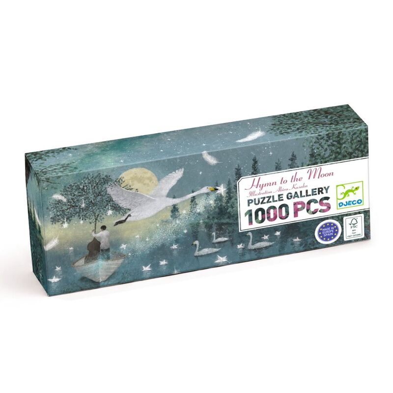 Djeco | Hymn to the Moon Gallery Puzzle with Poster 1000pc