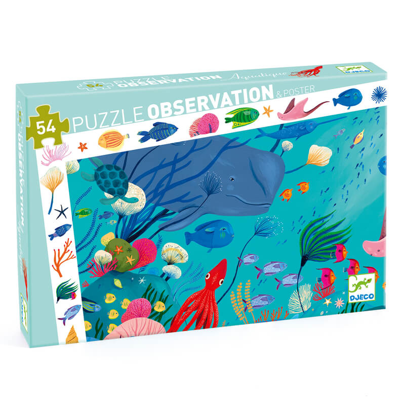 Djeco | Observation Puzzle | Aquatic 54pc