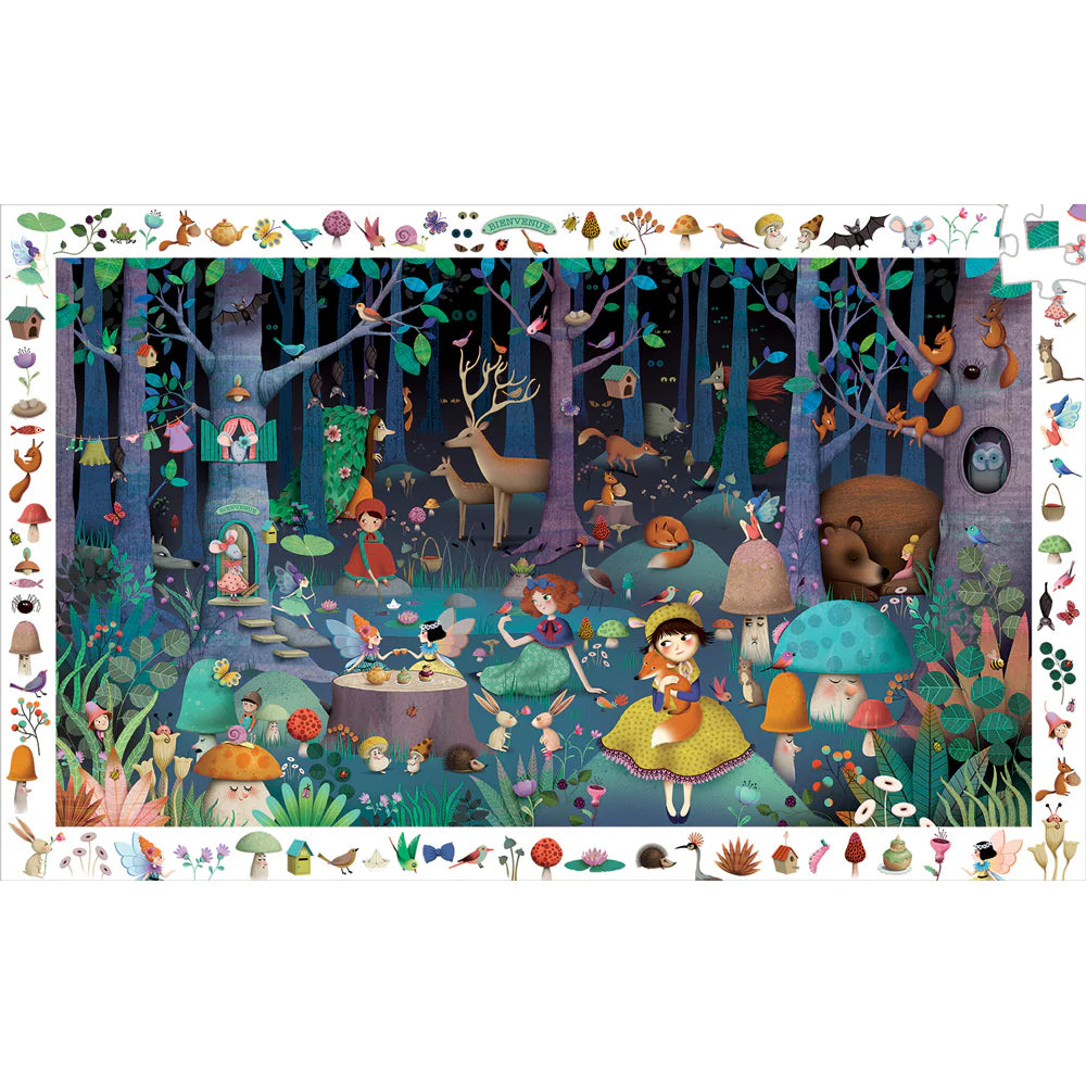 Djeco | Observation Puzzle | Enchanted Forest 100pc