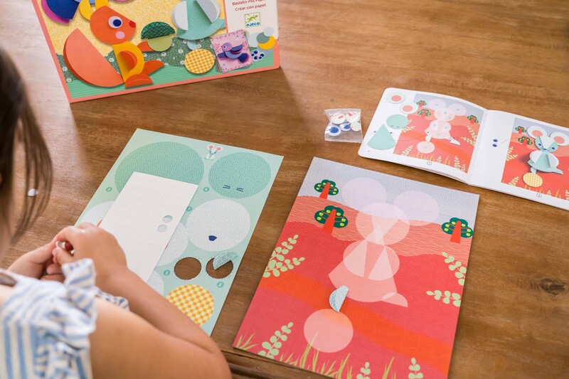 Djeco Round & Round Paper Collage