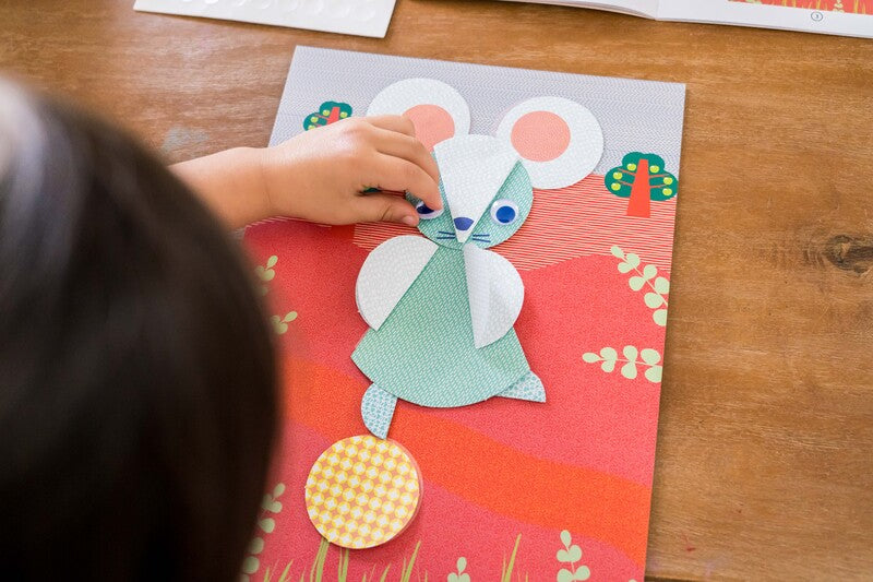 Djeco Round & Round Paper Collage