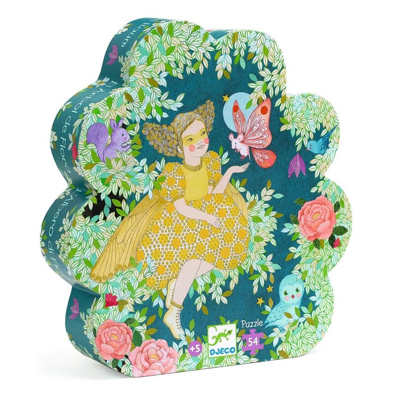 Djeco | Silhouette Puzzle | Flora's Tree 54pc