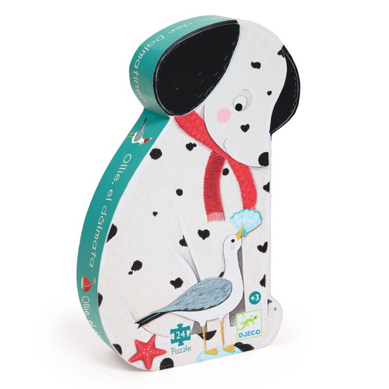 Djeco | Silhouette Puzzle | Ollie the Dalmation 24pc
