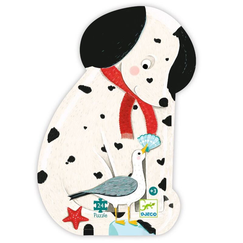 Djeco | Silhouette Puzzle | Ollie the Dalmation 24pc