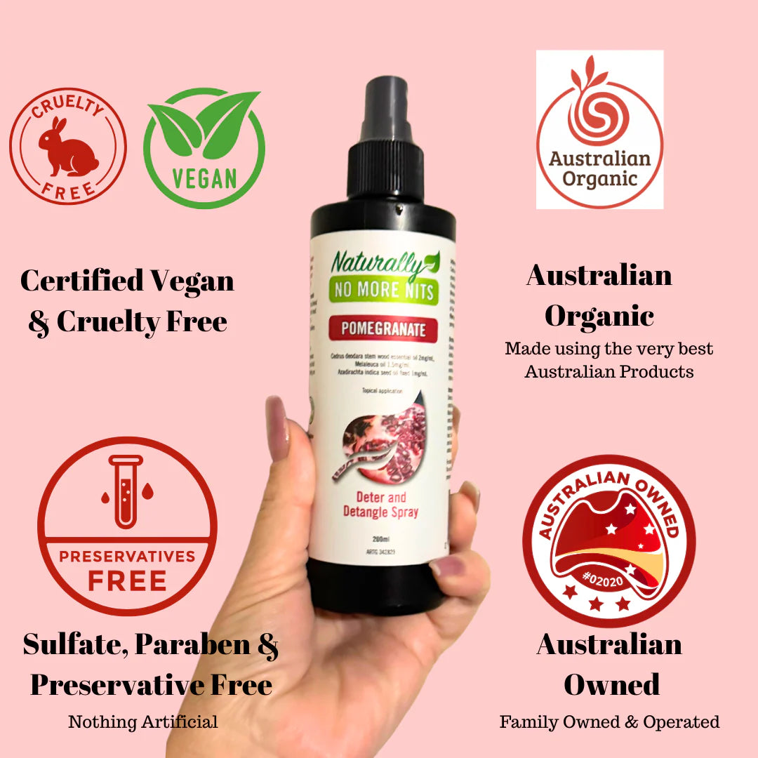 Naturally No More Nits 200ml Pomegranate