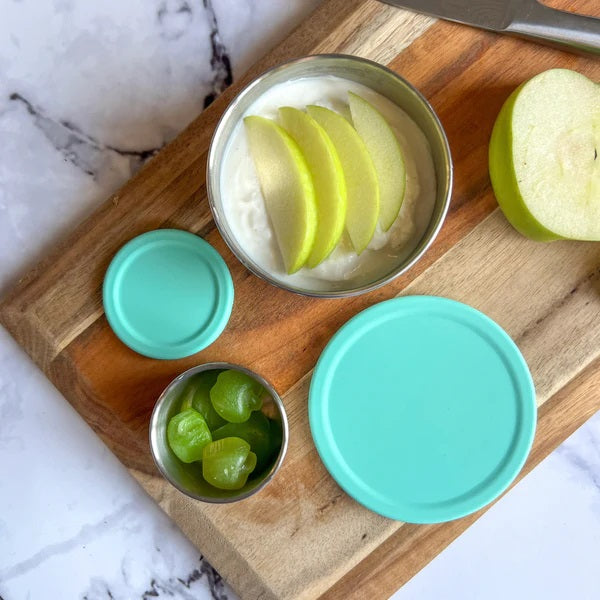 Ecococoon | Stainless Steel Snack Pots | Mint
