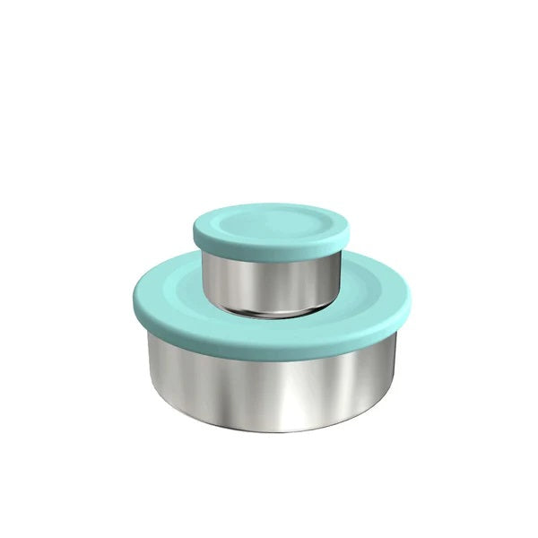 Ecococoon | Stainless Steel Snack Pots | Mint