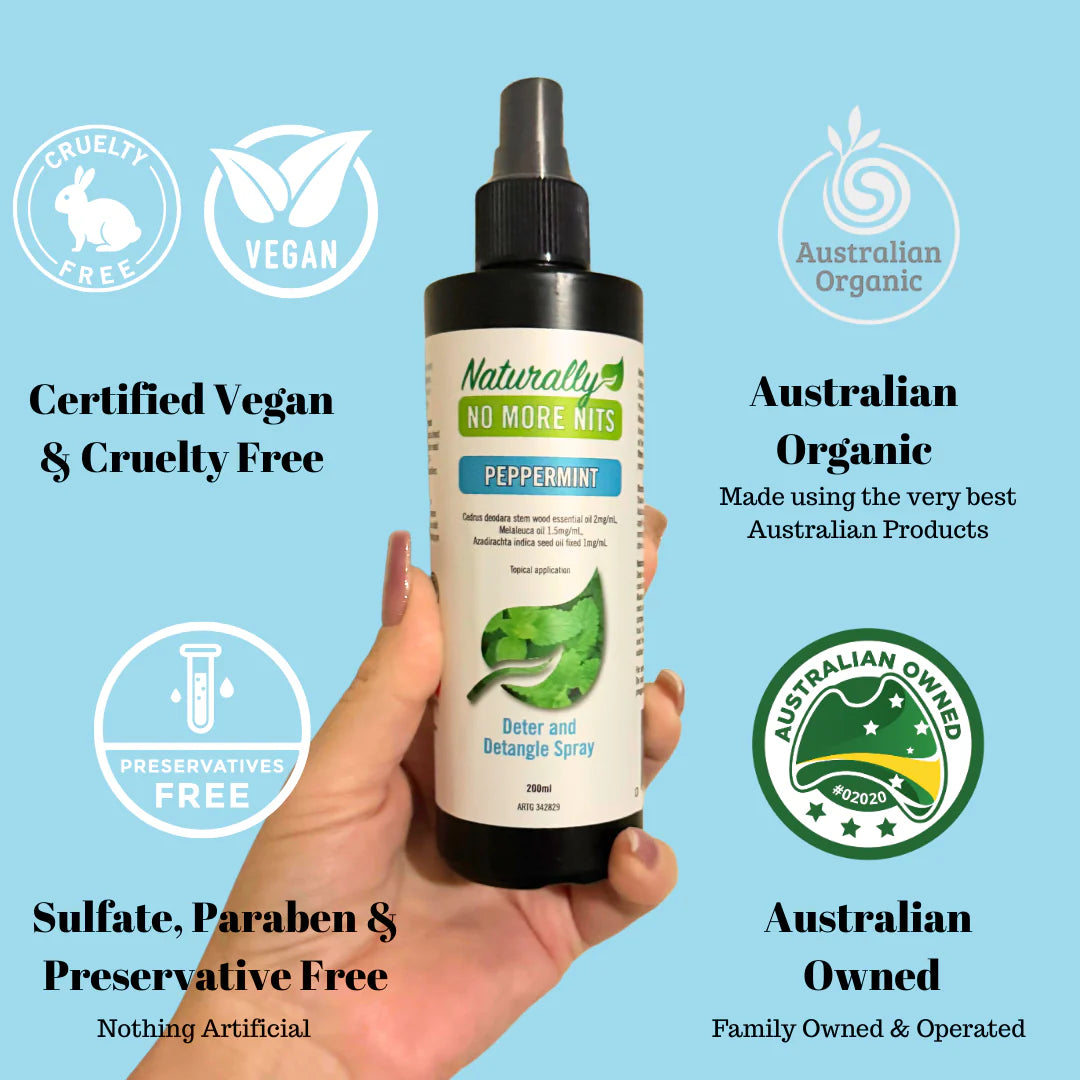 Naturally No More Nits 200ml Peppermint