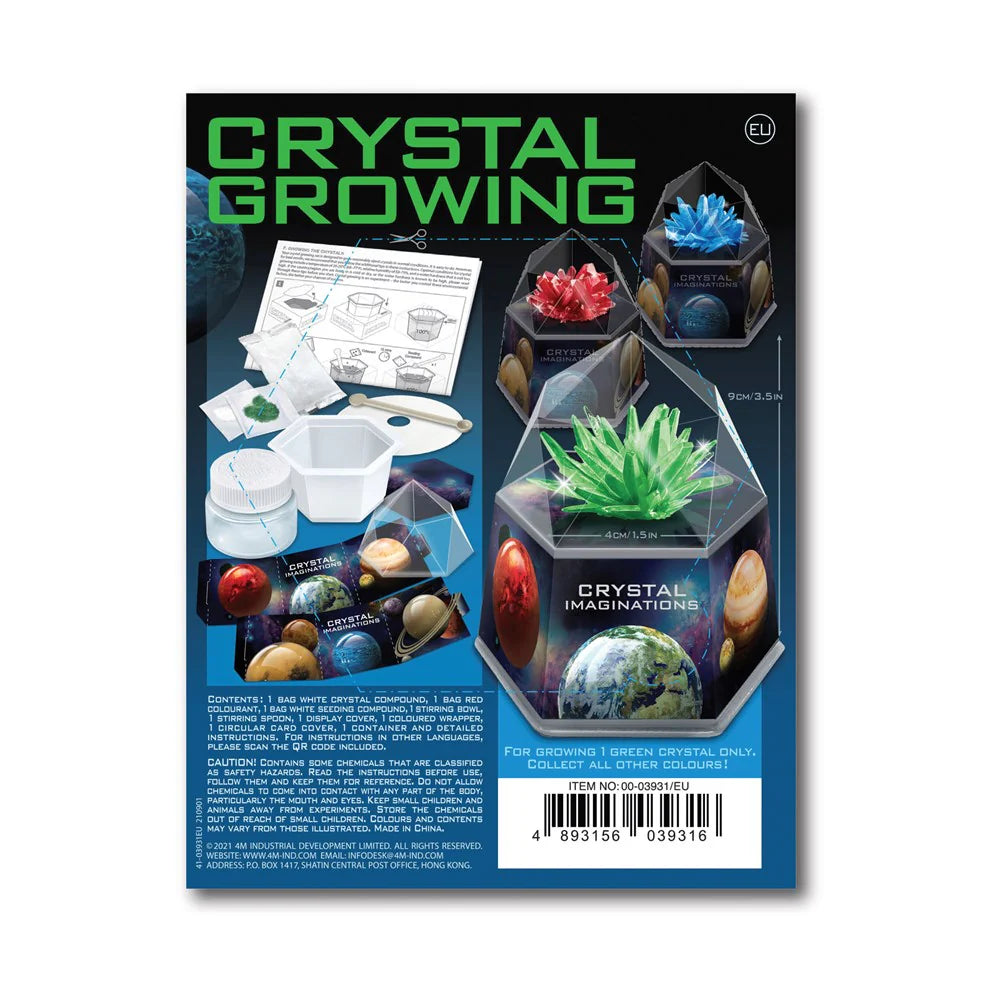 4M Crystal Growing Kit Space Gem Green