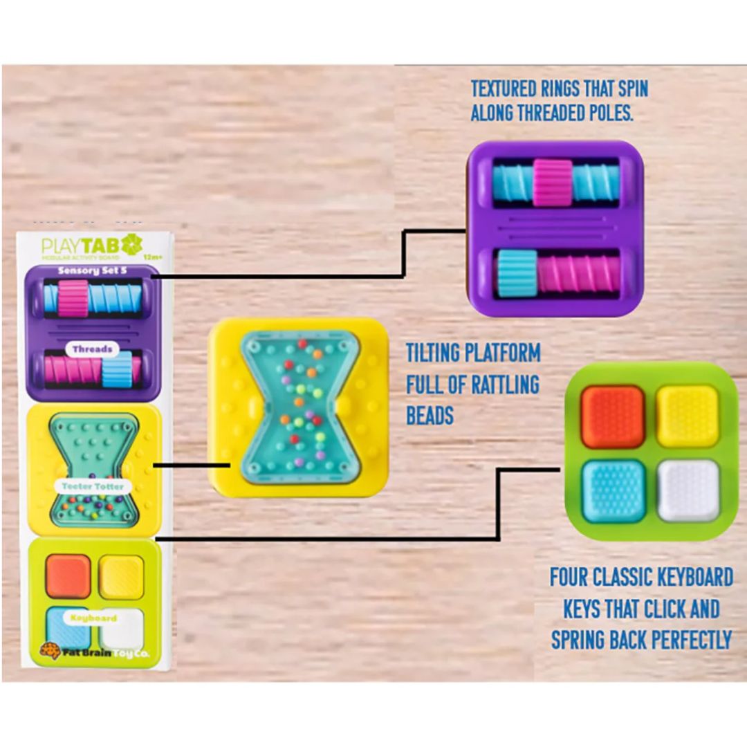 Fat Brain | Play Tab Sensory Set 5