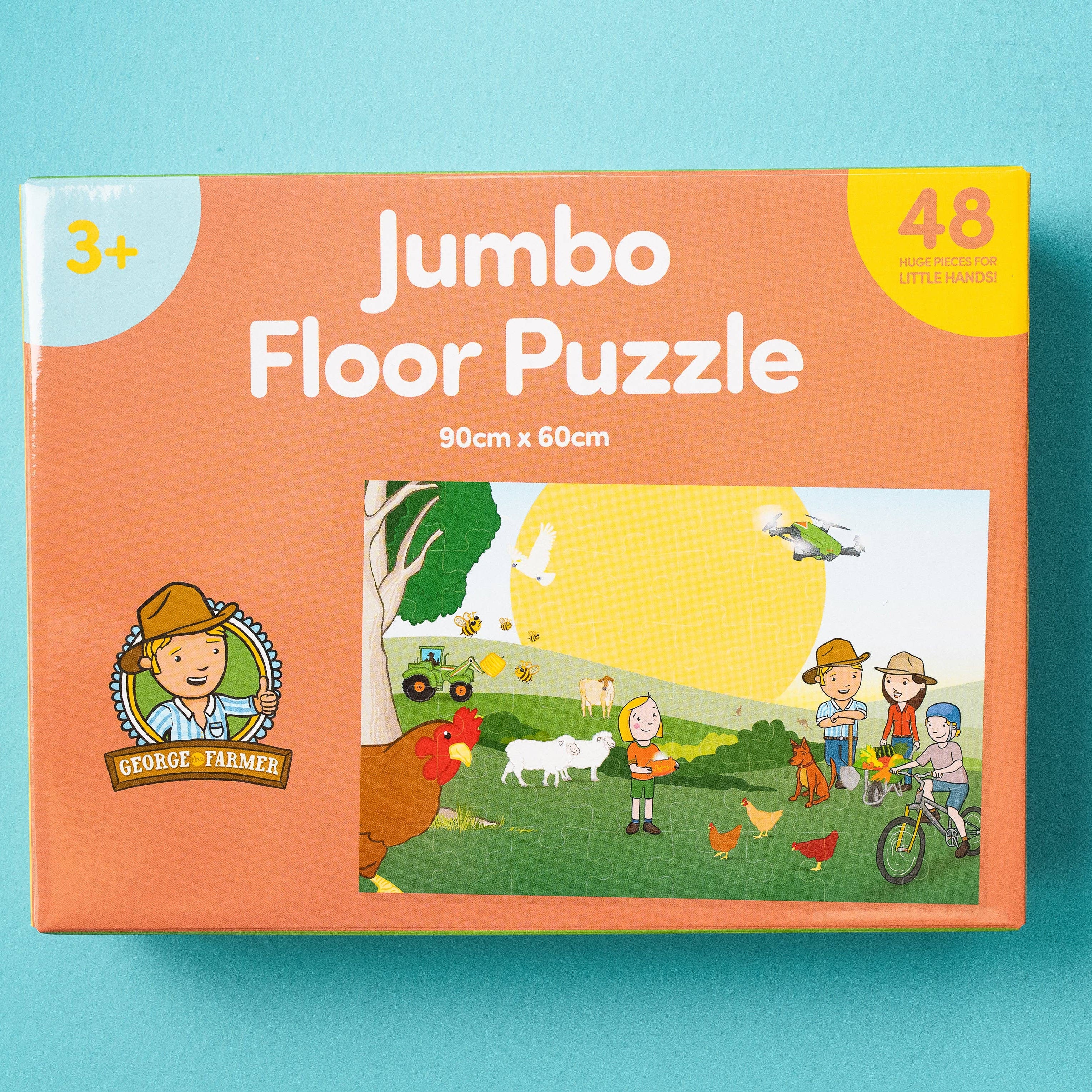 George the Farmer Jumbo Floor Puzzle