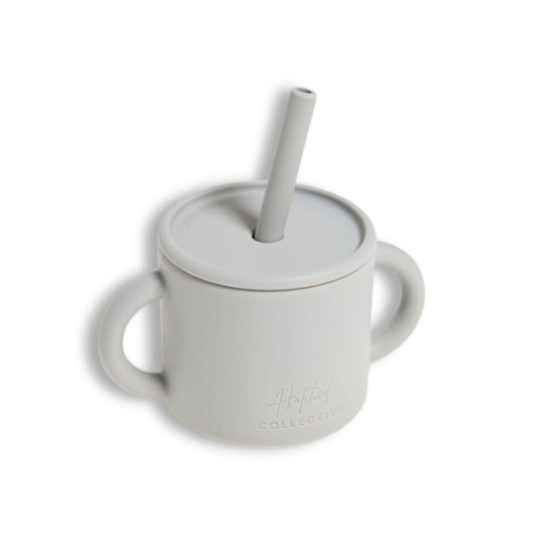 Hatched Collective | Silicone Sippy Cup | Stormy Sky