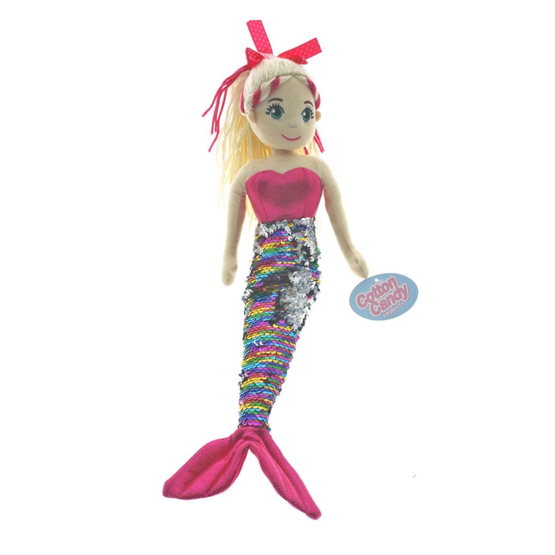 Isla Pink Rainbow Mermaid 45cm