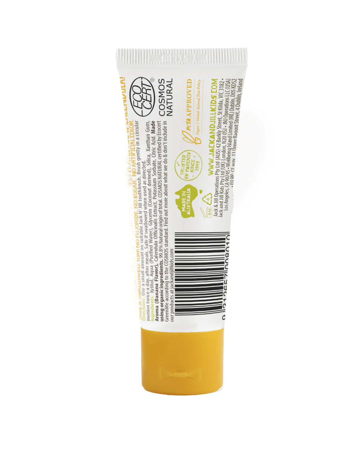 Jack N' Jill | Banana Natural Toothpaste 50g
