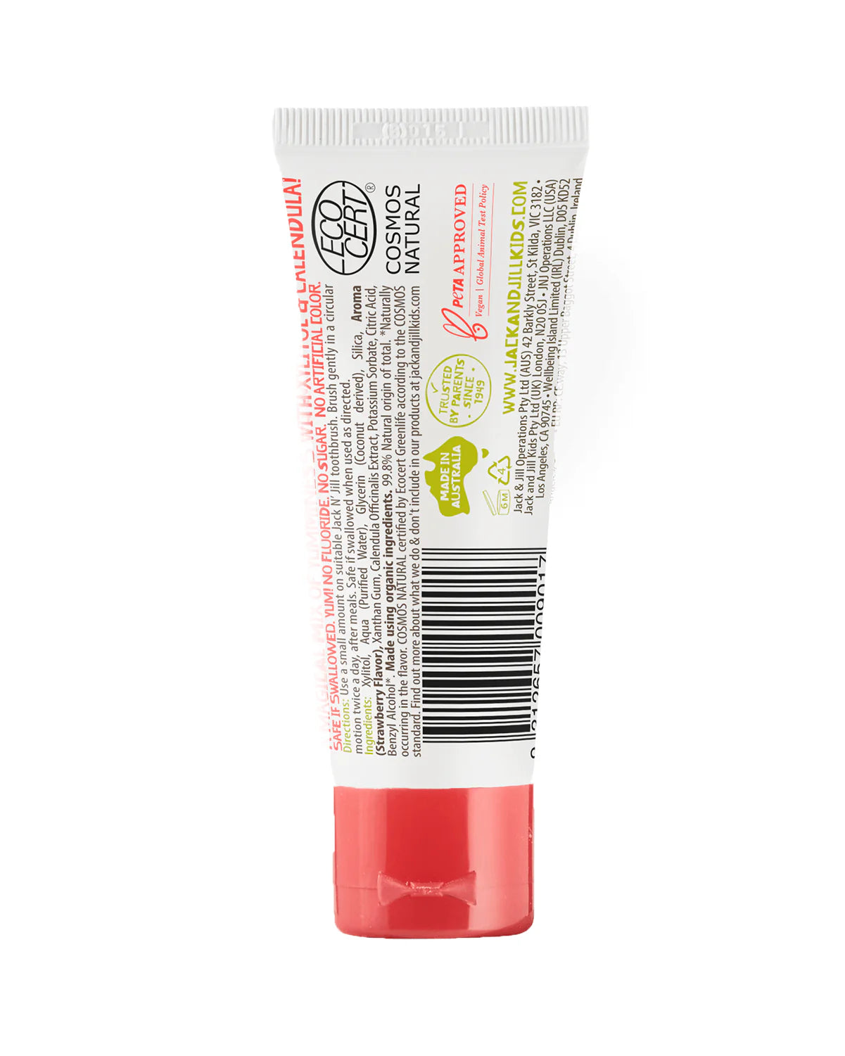 Jack N' Jill | Strawberry Natural Toothpaste 50g