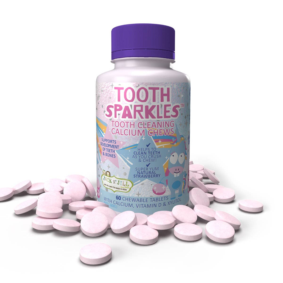Jack N' Jill | Tooth Sparkles Tooth Cleaning Chews 60 pack