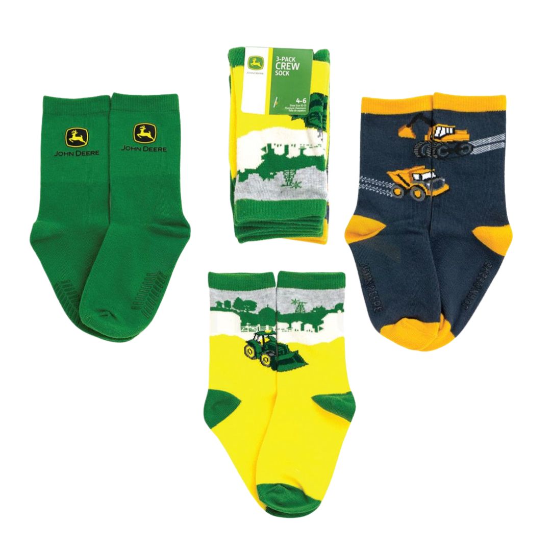 John Deere | 3 Pack Crew Socks