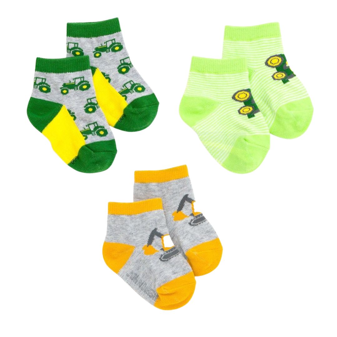 John Deere | 3 Pack Shortie Socks