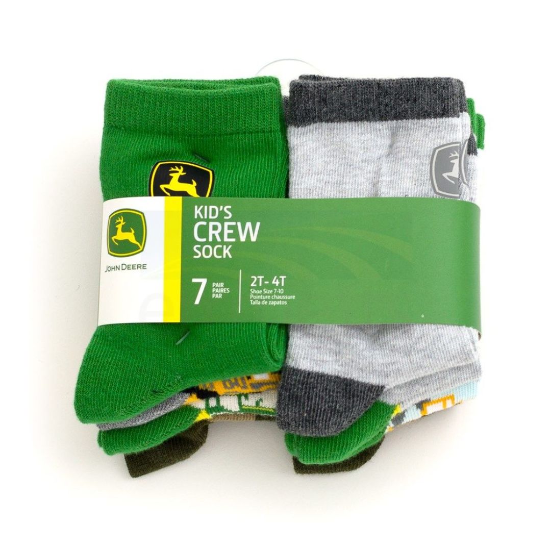 John Deere | 7 Pack Crew Socks