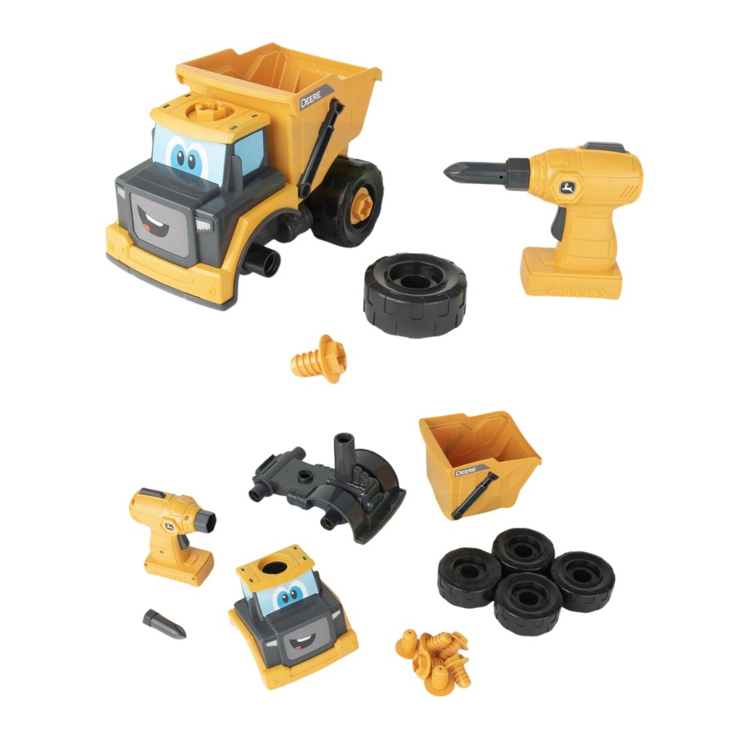 John Deere | Build-A-Buddy Dump Truck - YELLOW Version (POWERED)