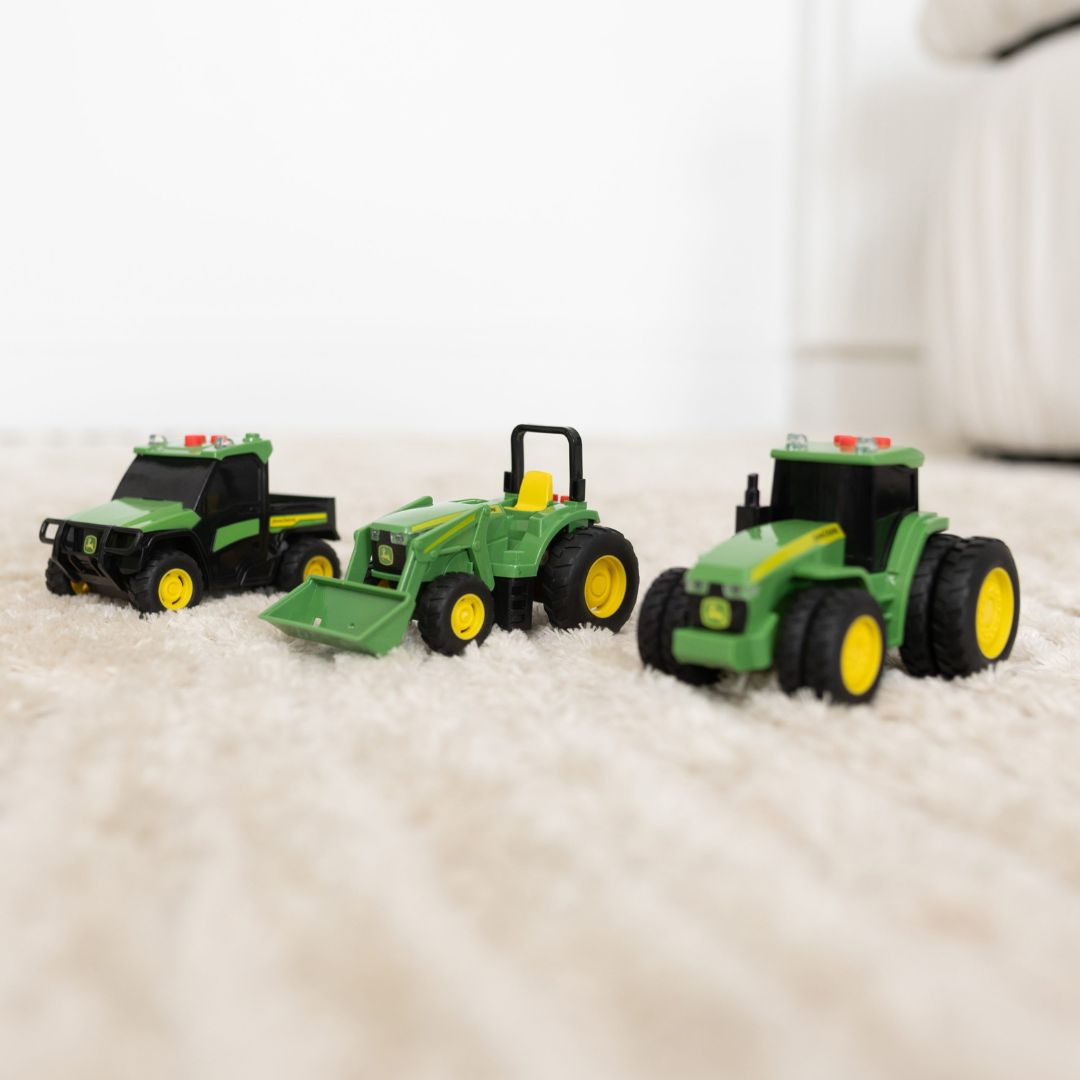 John Deere | Lights & Sound Mini Tractors 3-pack