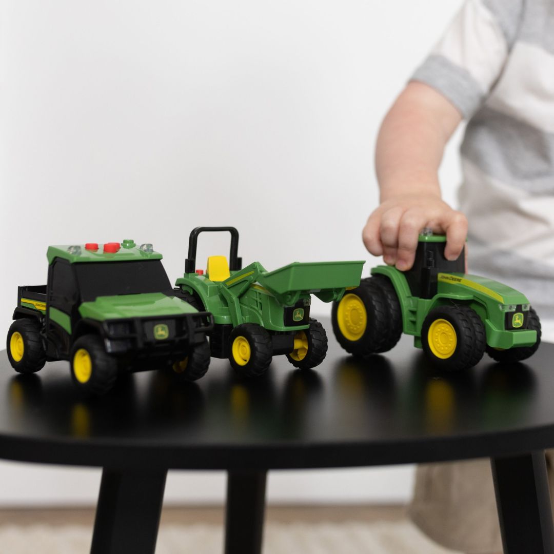 John Deere | Lights & Sound Mini Tractors 3-pack