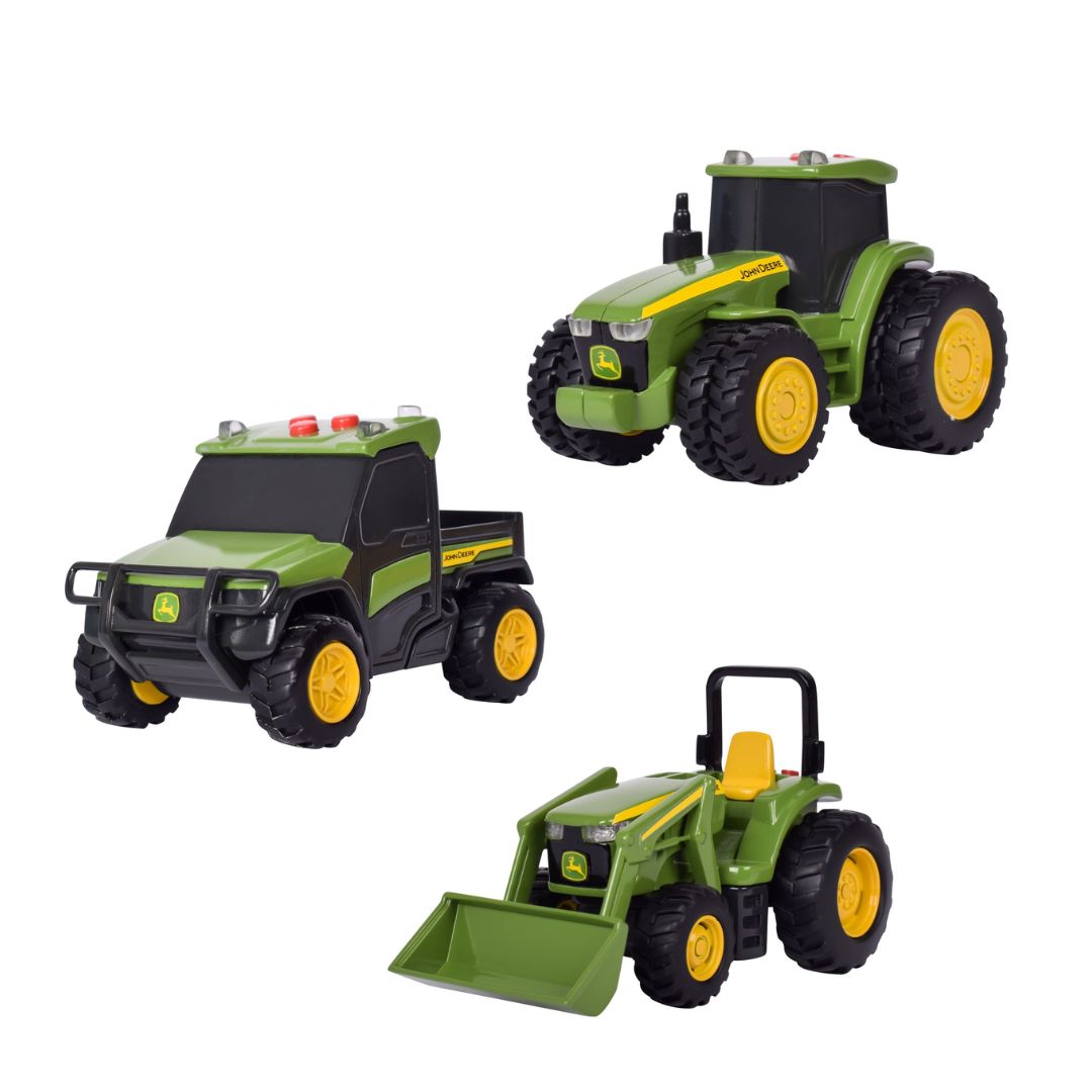 John Deere | Lights & Sound Mini Tractors 3-pack