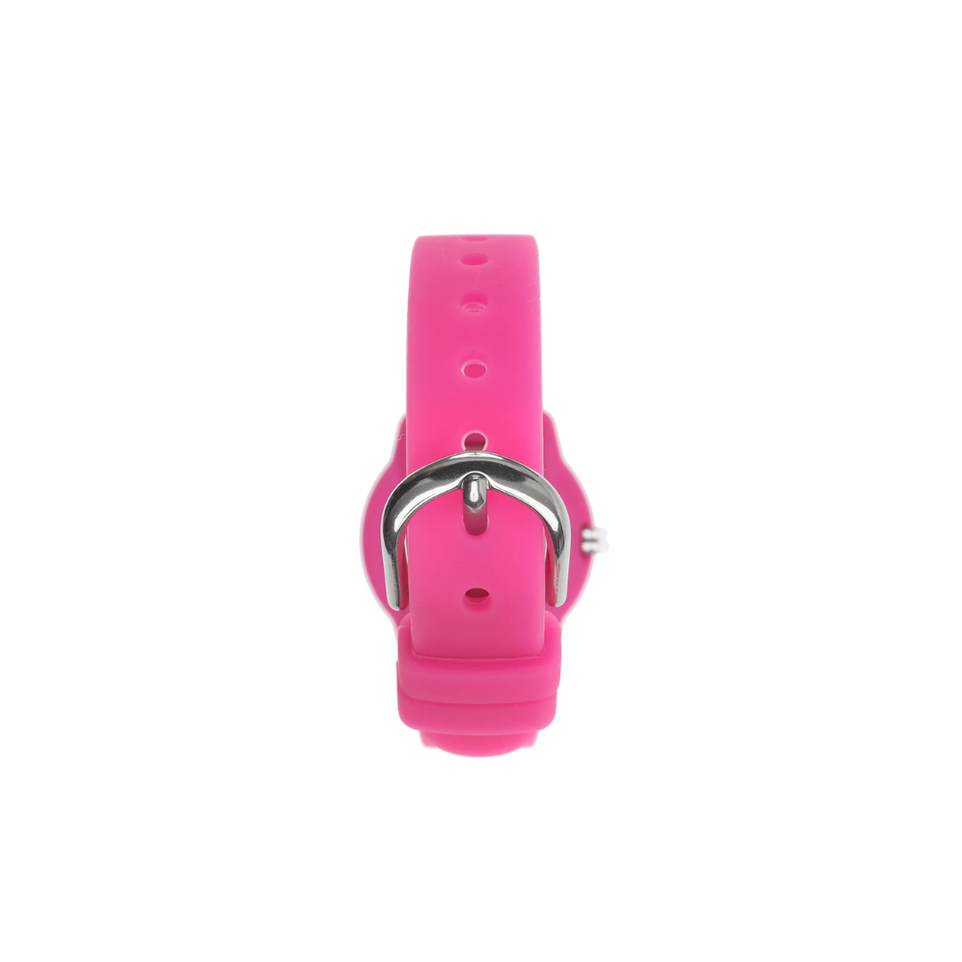 Cactus Watch | Junior Time Teacher Pink with Aqua Flowers