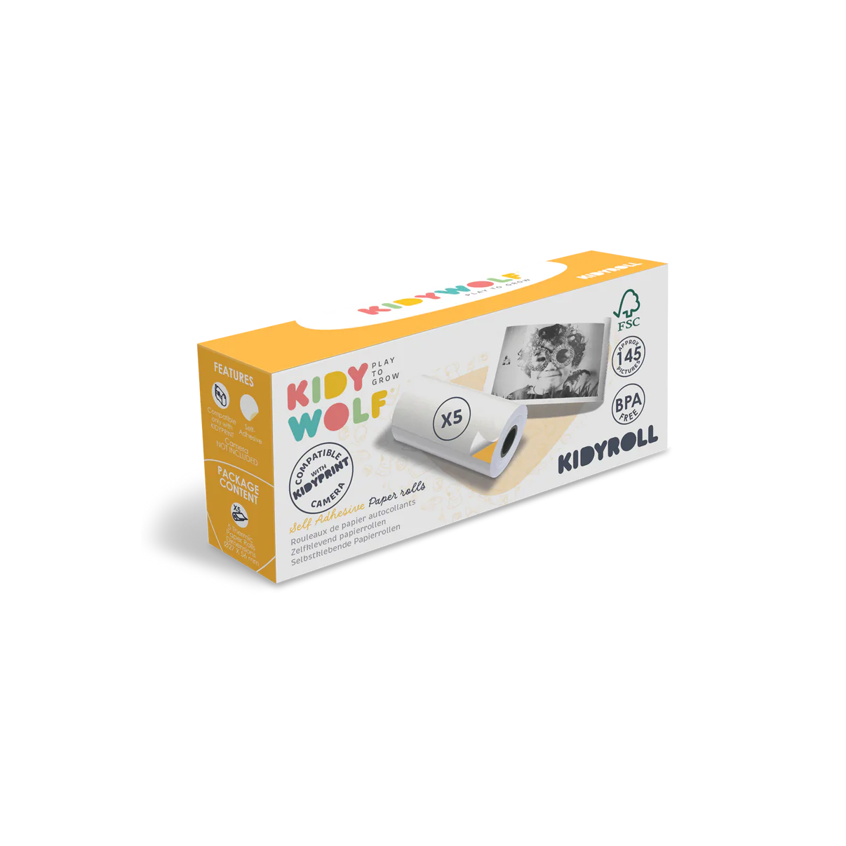 Kidywolf | Kidyroll | Self-Adhesive