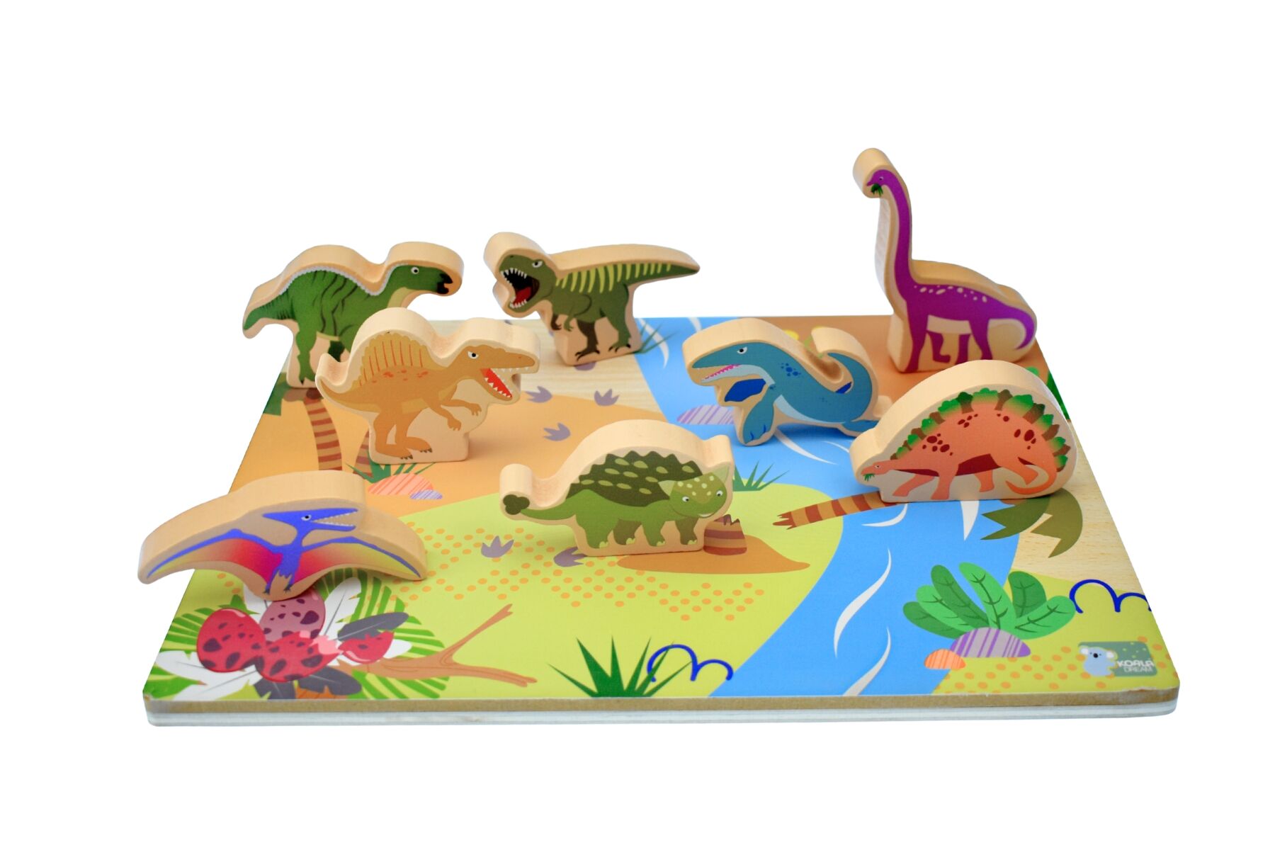 Koala Dream | Chunky Wooden Puzzle | Dinosaurs