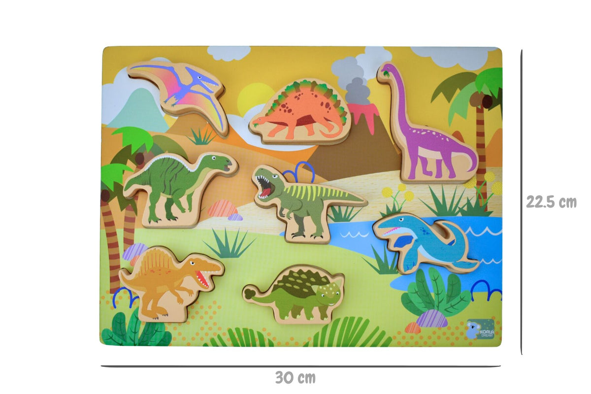 Koala Dream | Chunky Wooden Puzzle | Dinosaurs