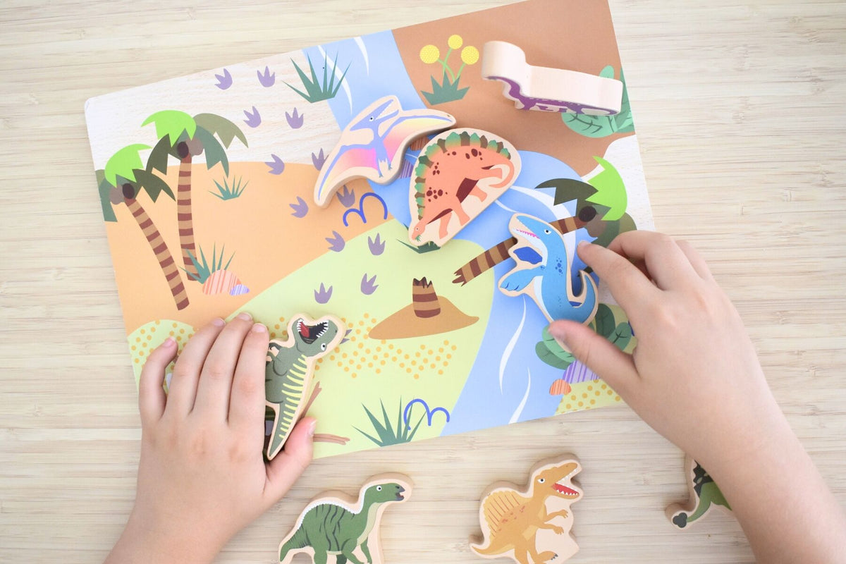 Koala Dream | Chunky Wooden Puzzle | Dinosaurs