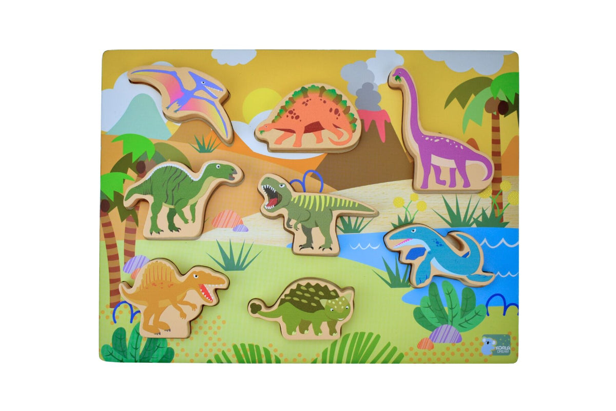 Koala Dream | Chunky Wooden Puzzle | Dinosaurs