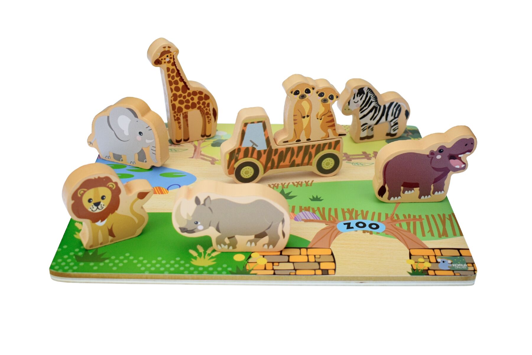 Koala Dream | Chunky Wooden Puzzle | Zoo Animals