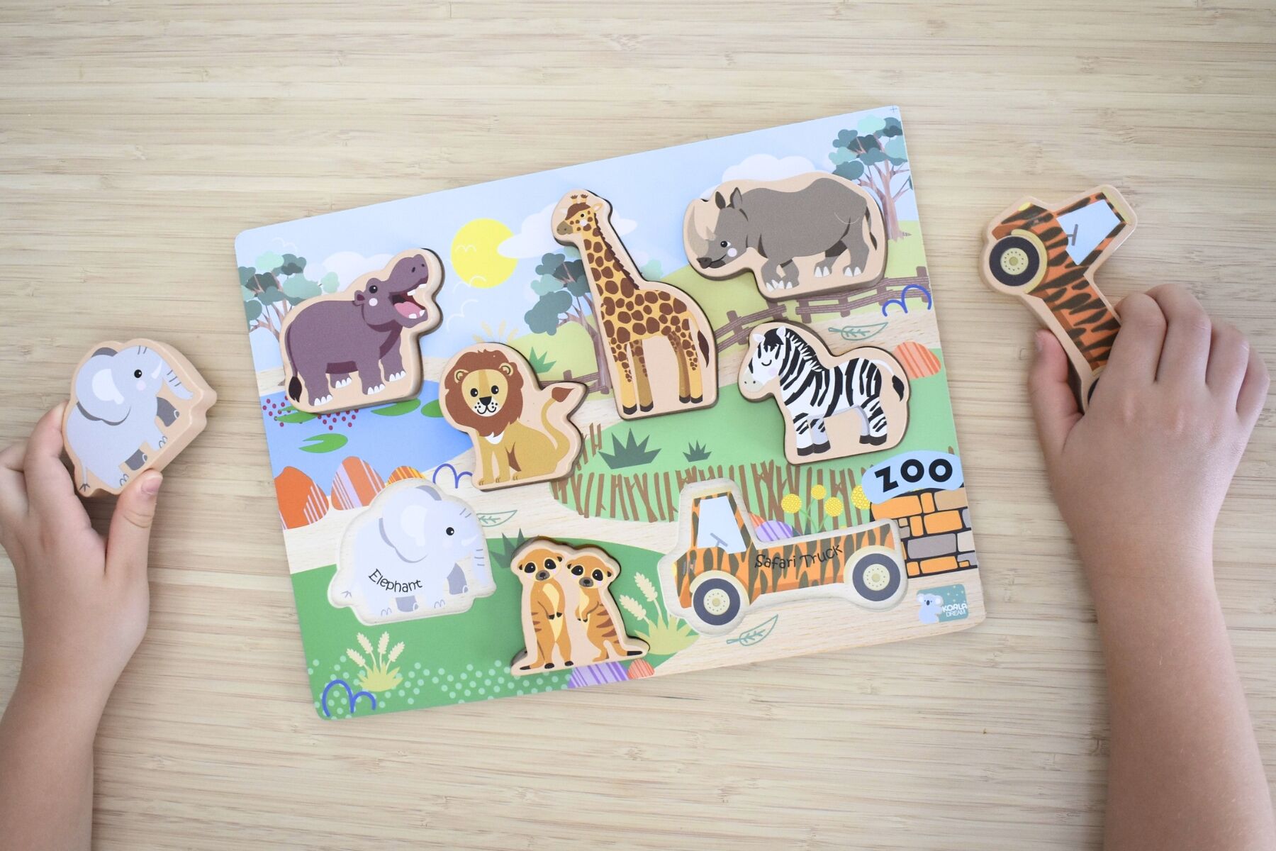 Koala Dream | Chunky Wooden Puzzle | Zoo Animals