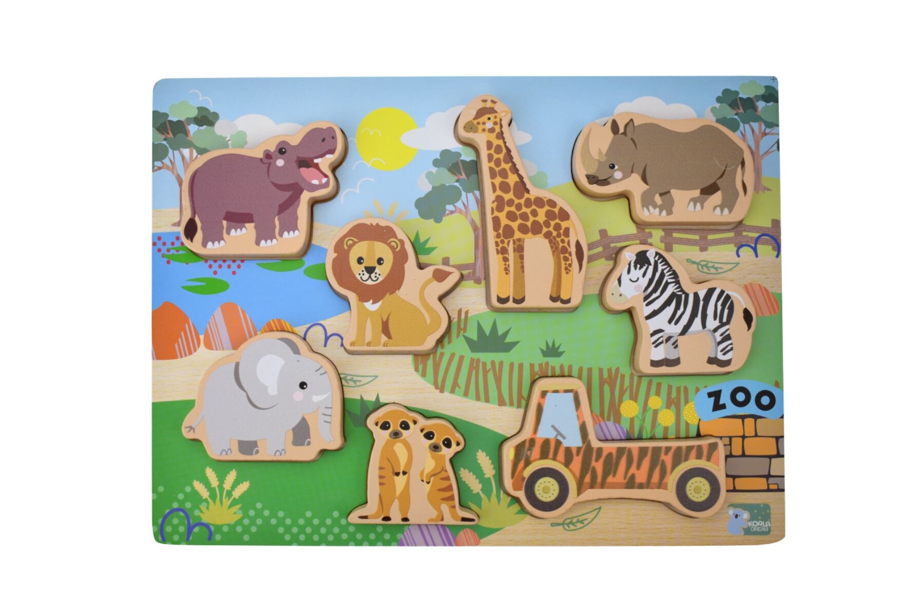 Koala Dream | Chunky Wooden Puzzle | Zoo Animals