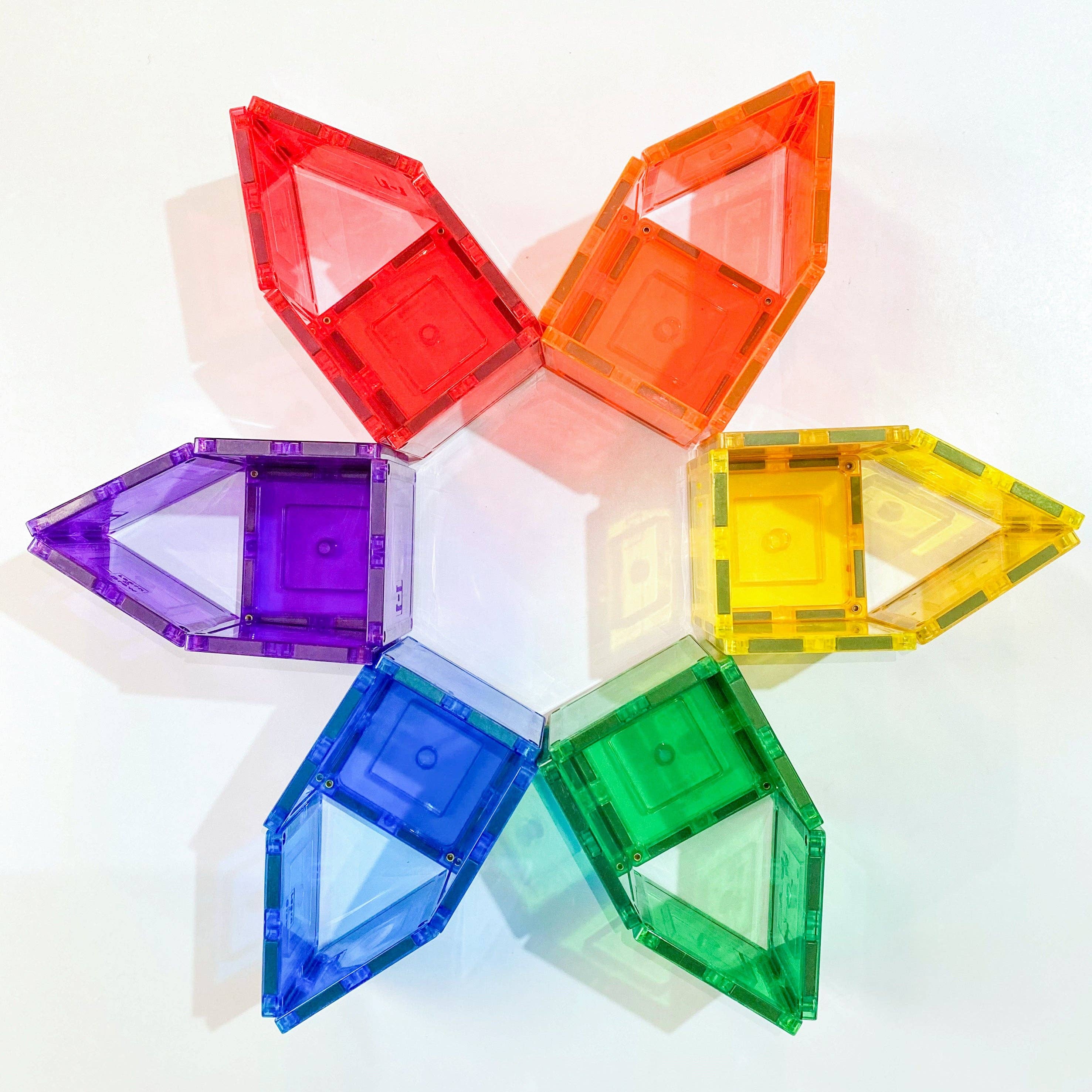 Learn & Grow | Magnetic Tiles | Small Square Pack (36 pc)