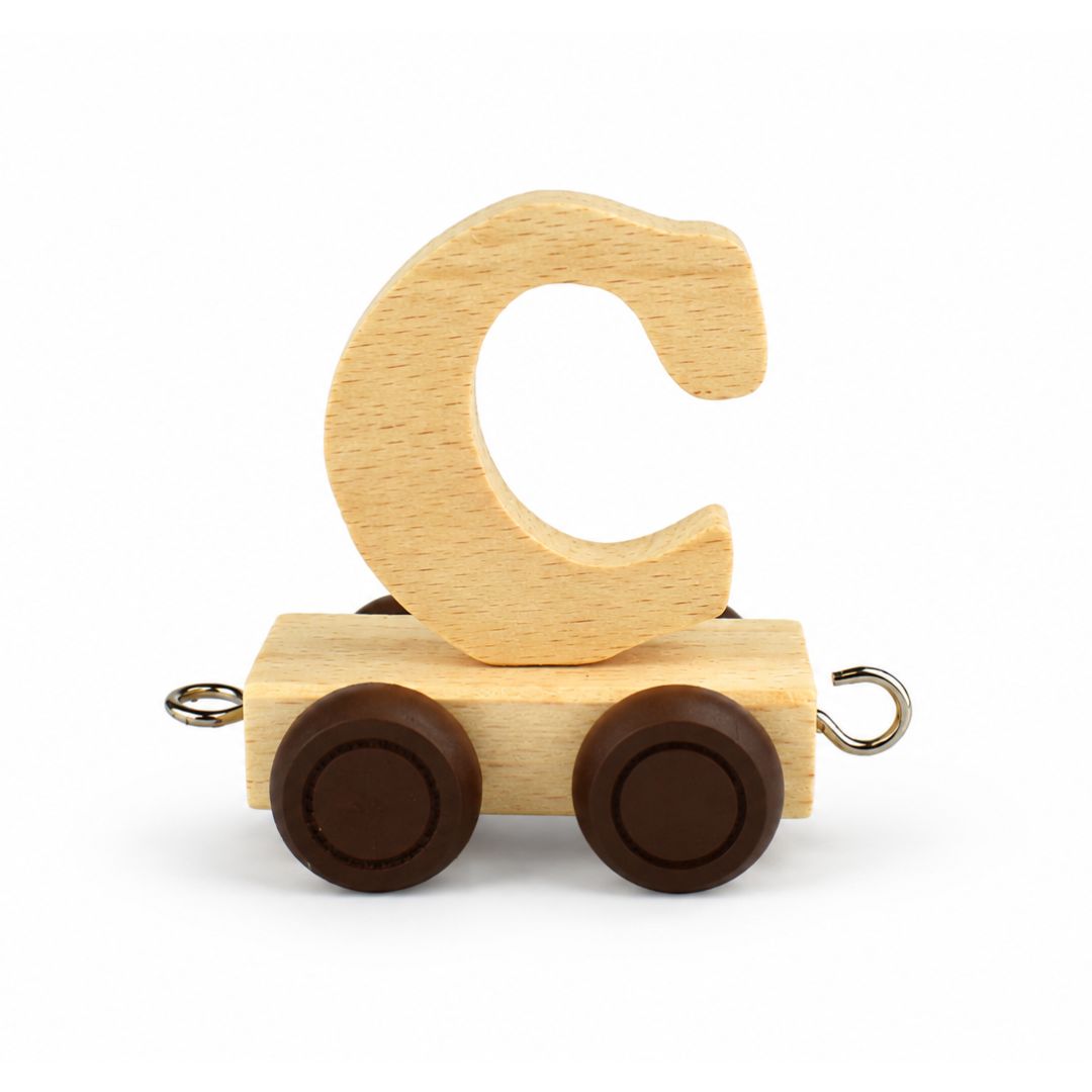 Wooden Name Train | Letter C
