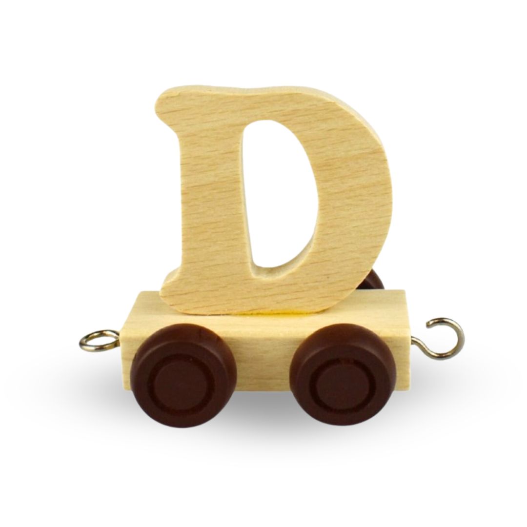 Wooden Name Train | Letter D