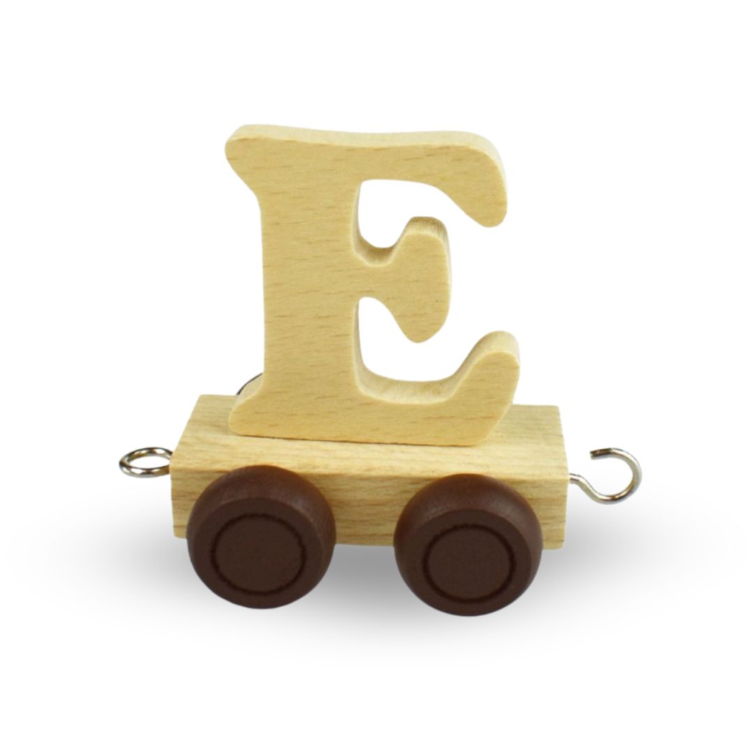 Wooden Name Train | Letter E