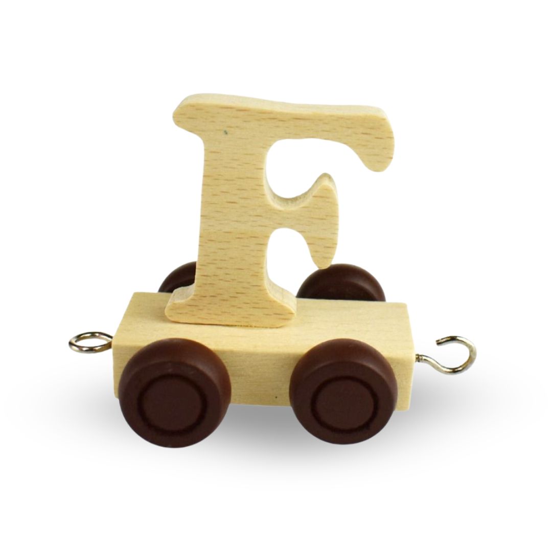 Wooden Name Train | Letter F