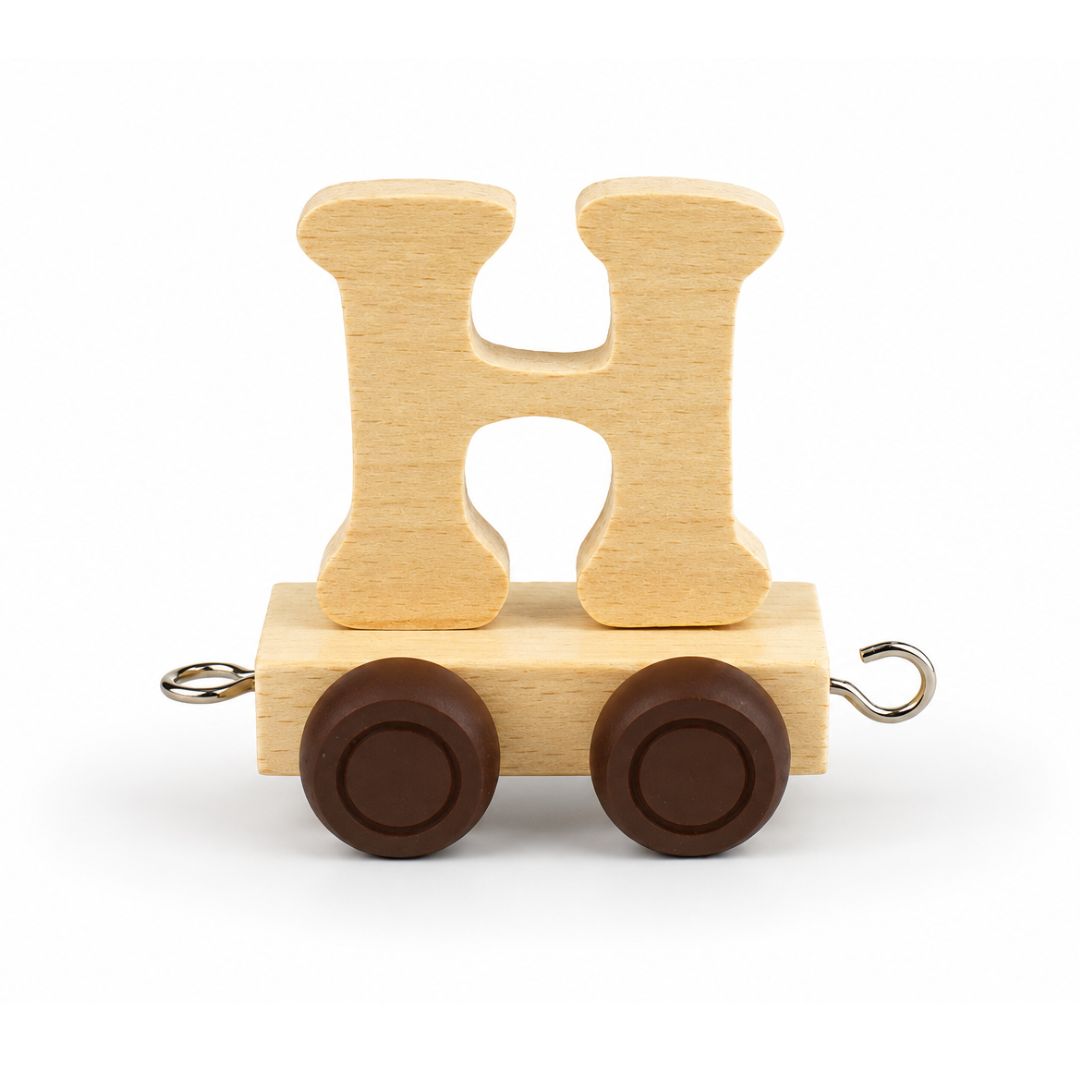 Wooden Name Train | Letter H