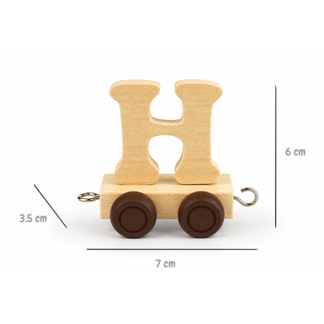 Wooden Name Train | Letter H