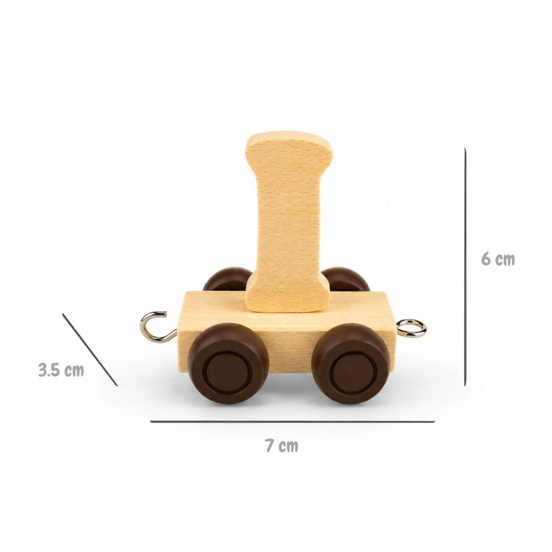 Wooden Name Train | Letter I