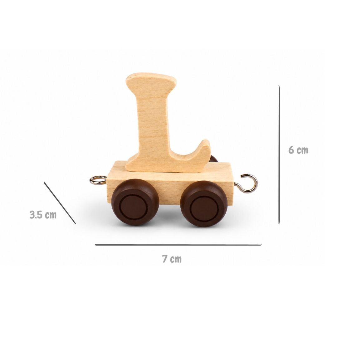 Wooden Name Train | Letter L
