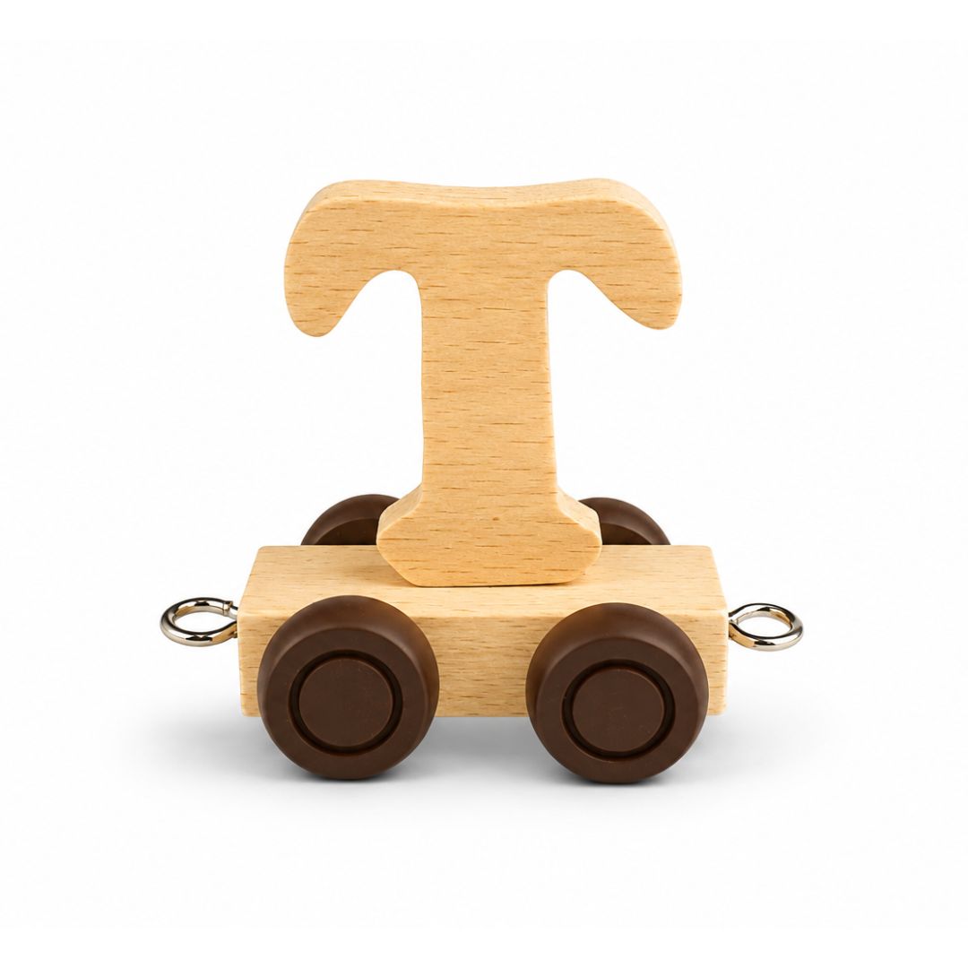 Wooden Name Train | Letter T