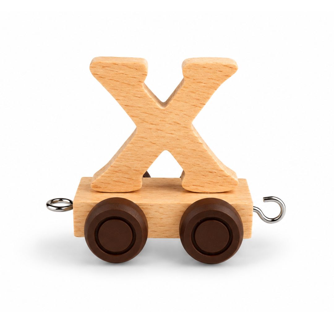 Wooden Name Train | Letter X