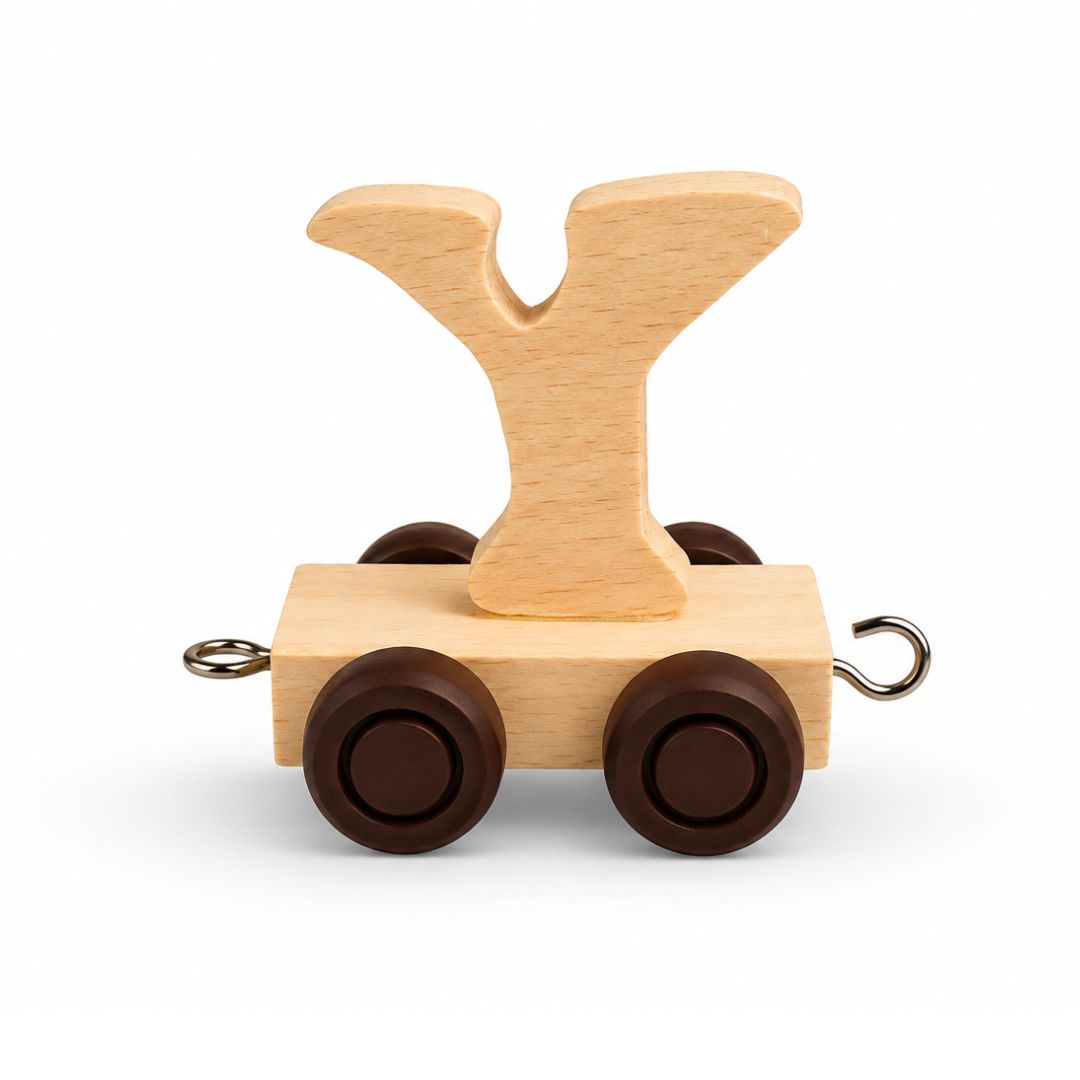 Wooden Name Train | Letter Y